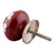 Cherry And White Heart Ceramic Drawer Knobs Online